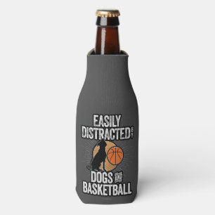 Leicht abgelenkt von Hunden & Basketball Flaschenkühler