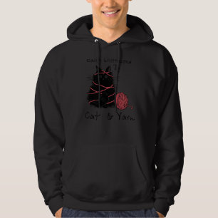 Leicht abgelenkt von Katzenkratzer und Garnkraut Hoodie