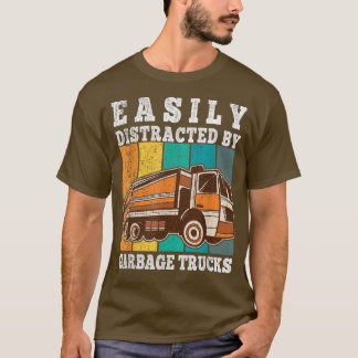 Leicht abgelenkt von Müllwagen Kids Boys Truc T-Shirt