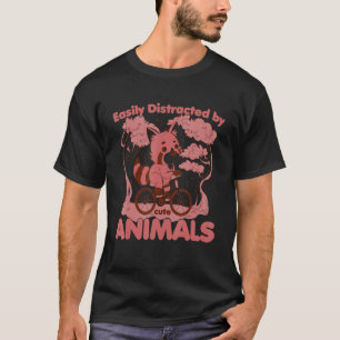Leicht abgelenkt von niedlichen Tieren Red Panda B T-Shirt