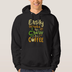 Leicht abgelenkt von Schlangen und Kaffee Reptil S Hoodie