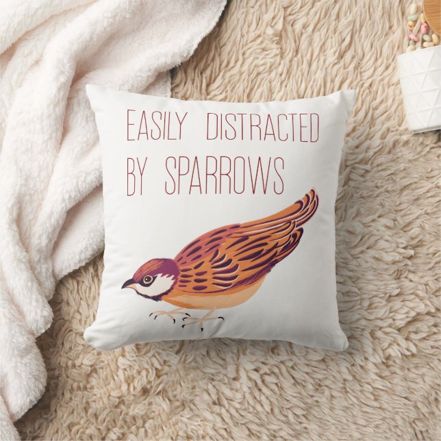 Leicht abgelenkt von Sparrows Kissen (Decke)