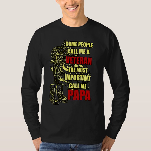 Leicht abgelenkt von Veteran Geef T-Shirt (Vorderseite)