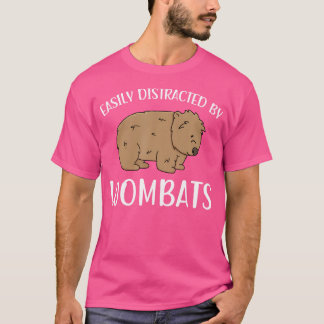 Leicht abgelenkt von Wombats Funny Wombat Lover T-Shirt