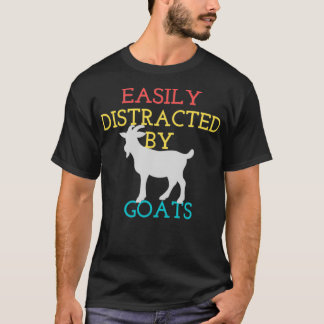 Leicht abgelenkt von Ziegen lustige alte Ziegen fa T-Shirt