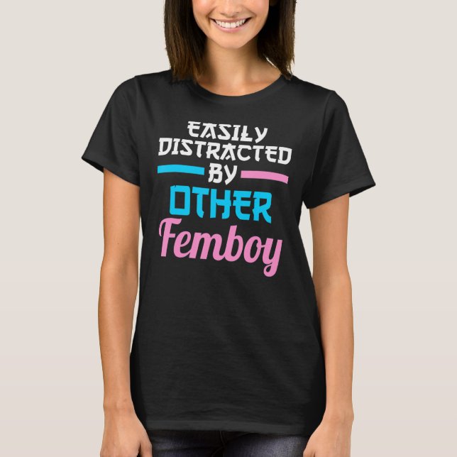 leicht ablenkbar durch andere berühmte Japaner T-Shirt (Vorderseite)
