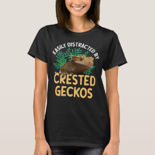 Leicht ablenkbar durch Crested Geckos T-Shirt