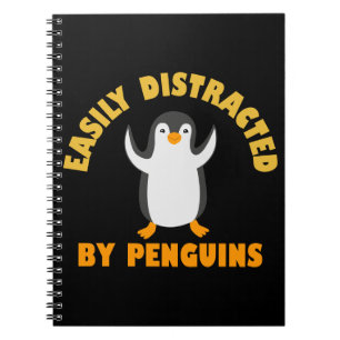 Leicht Ablenkbar Durch Pinguine Notizblock