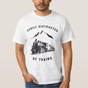 Leicht abseits der Züge Funny Railway T - Shirt