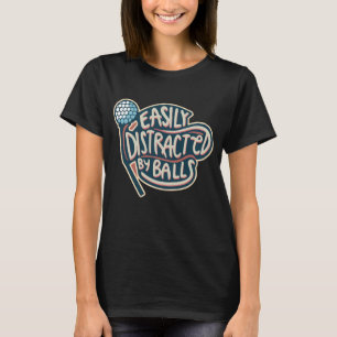 Leicht abseits von Balls Funny Golf Ball T-Shirt