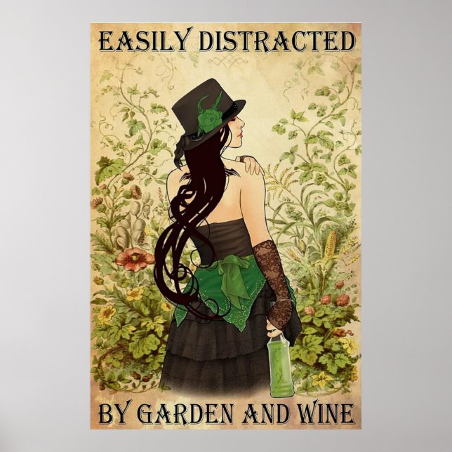 Leicht abseits von Garten und Wein Poster (Vorne)