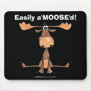 Leicht A'Moose"d Mousepad
