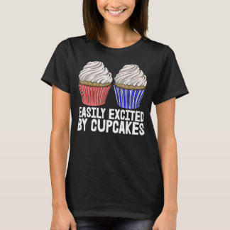 Leicht begeistert von den Muffins gebackenen Cupca T-Shirt
