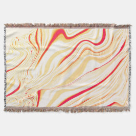 Leicht, beige, rote, rosa Kurve Decke