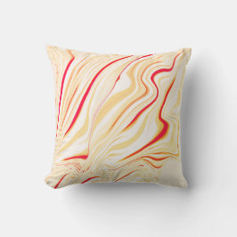 Leicht, beige, rote, rosa Kurve Kissen