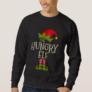 Leicht der Hunger Elf Xmas Kostüme Familie Gruppe  Sweatshirt
