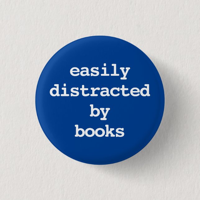 leicht durch Buchtypografie ablenkbar Button (Vorderseite)