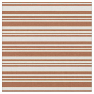Leicht gelb und sienna Lines Stoff