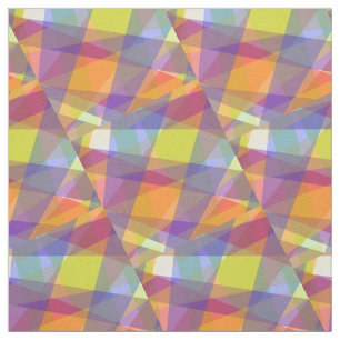 Leicht geometrisch - gekämmtes Baumwollgewebe Stoff