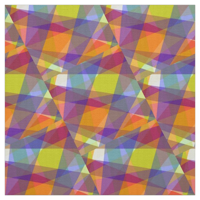 Leicht geometrisch - Polyester-Webstoff Stoff (Muster)