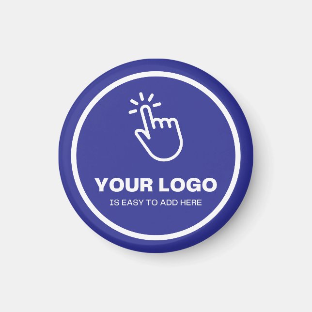 Leicht hochladen Sie Ihr Logo auf einfache Weise,  Magnet (Vorne)