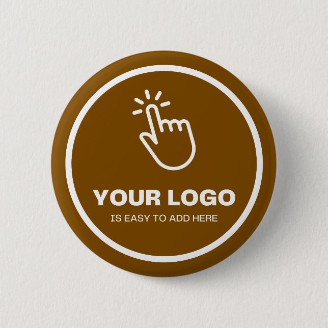 Leicht hochladen Sie Ihr Logo mit benutzerdefinier Button (Vorderseite)