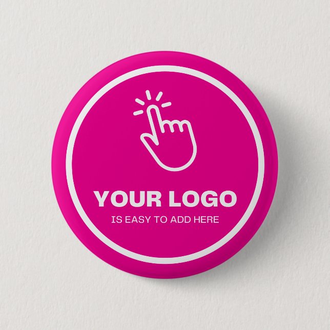 Leicht hochladen Sie Ihre Logos mit benutzerdefini Button (Vorderseite)
