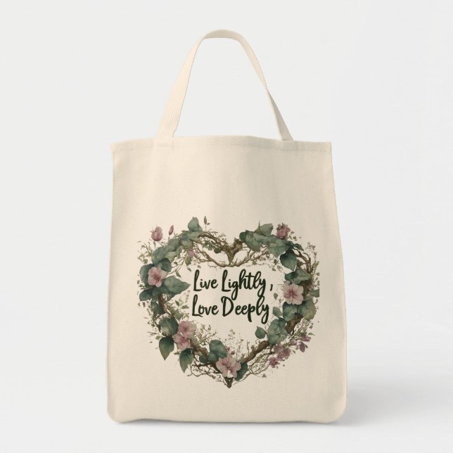 Leicht leben, Liebe Tiefgarage Tote Tasche (Vorne)