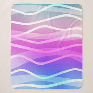 Leicht mehrfarbig, Regenbogen-Layout mit flachen L Sherpadecke