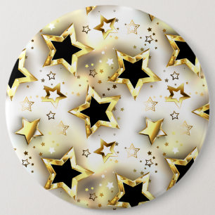 Leicht nahtlos mit goldenen Sternen Button