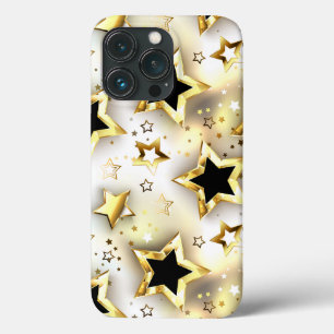 Leicht nahtlos mit goldenen Sternen Case-Mate iPhone Hülle