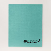 Leicht oder Ihr Text Solid Blue harte Schwierigkei