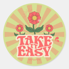 leicht runder aufkleber