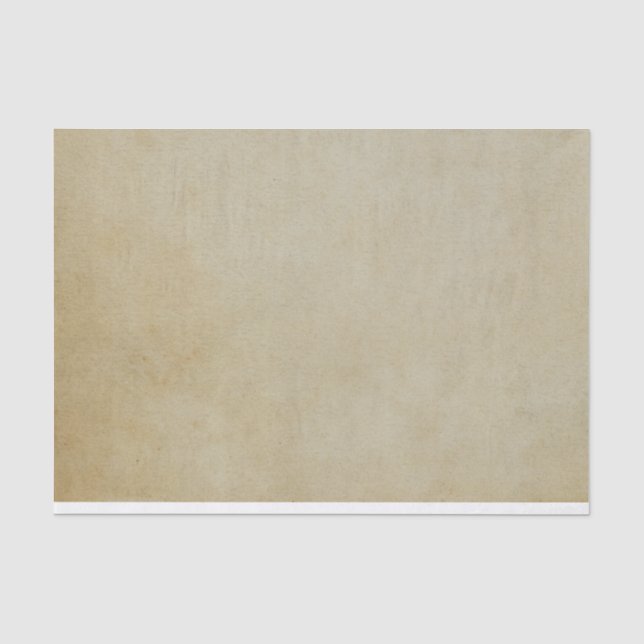 Leicht strukturiertes, beige Pergamentpapier Seidenpapier (Vorderseite)