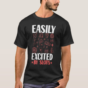 Leicht vom Glücksspiel-Spieler begeistert T-Shirt