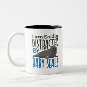 Leicht von Baby Siegels Siegel Lover entfernt Zweifarbige Tasse