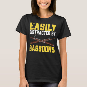 Leicht von Bassoons-Bassoonist abgelenkt T-Shirt