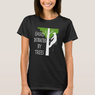 Leicht von Bäumen ironischen Arborist Tree Su abge T-Shirt