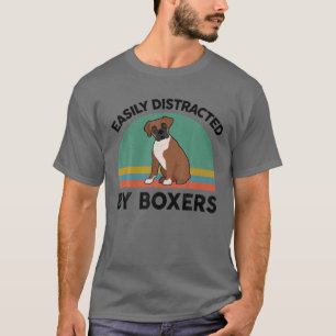 Leicht von Boxern abgelenkt für Boxer Dog lo T-Shirt