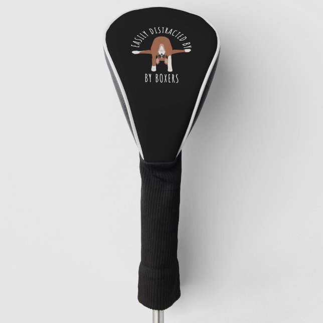 Leicht von Boxern abgelenkt Golf Headcover (Vorderseite)