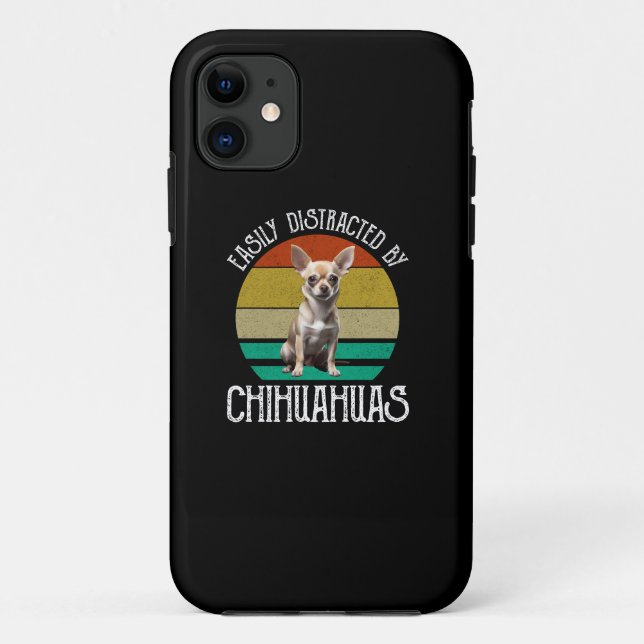 Leicht von Chihuahuas abgelenkt Case-Mate iPhone Hülle (Rückseite)