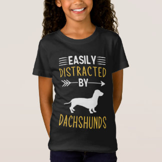 Leicht von Dackeln abgelenkt T-Shirt