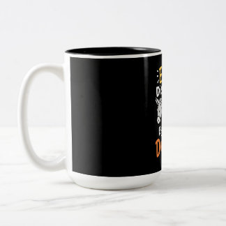 Leicht von den Affen abgelenkt Zweifarbige Tasse