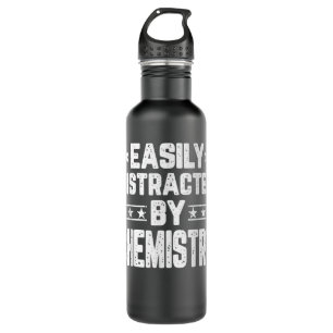 Leicht von der Chemie abgelenkt - Funny Chemist Ch Edelstahlflasche