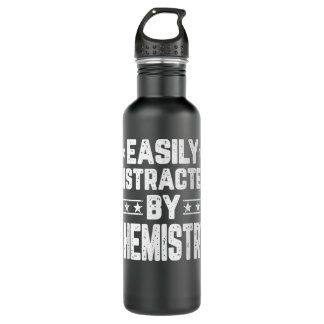 Leicht von der Chemie abgelenkt - Funny Chemist Ch Edelstahlflasche