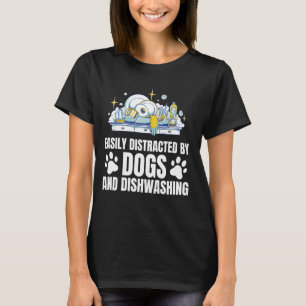Leicht von der Hunde Küchengeschirrspülmaschine ab T-Shirt
