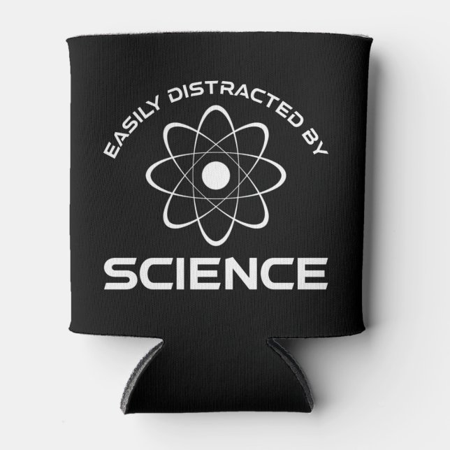 Leicht von der Wissenschaft abgelenkt Dosenkühler (Vorderseite)