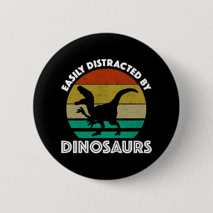 Leicht von Dinosauriern abgelenkt Button