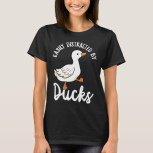 Leicht von Enten abgelenkt Niedlich zu Fuß Herde f T-Shirt