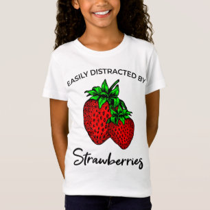 Leicht von Erdbeeren abgelenkt T-Shirt